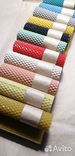 Свечи восковые из вощины