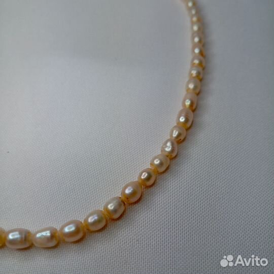 Бусы колье речной жемчуг времен СССР