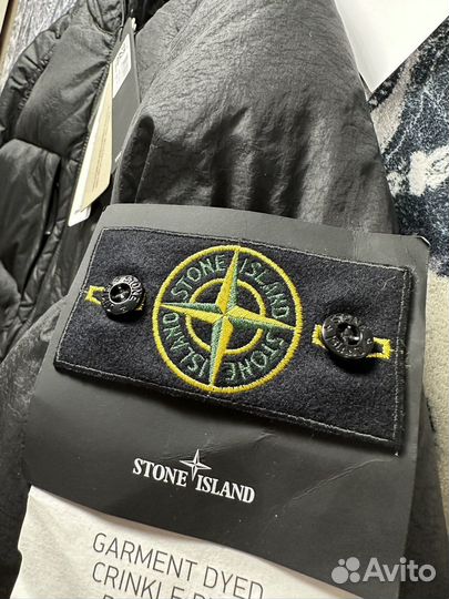 Stone island пуховик crinkle reps оригинал