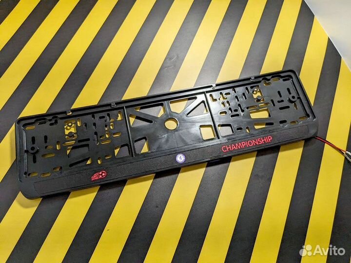 Номерная рамка c вашим логотипом и дизайном