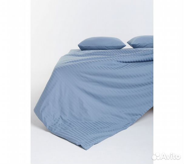 Постельное белье GoodNight Pure Страйп-сатин евро