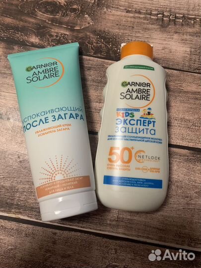 Garnier солнцезащитные средства новые