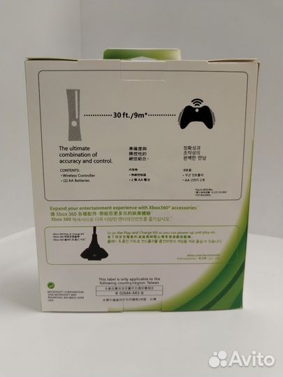 Геймпад Xbox 360 беспроводной