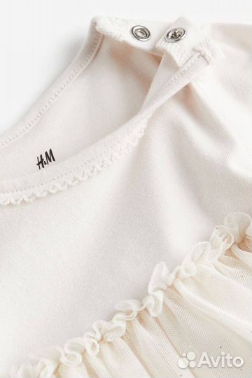 Платье-боди h&m новое 74р