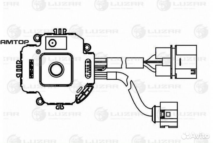 Luzar LFR 18K2 Модуль управления вентилятора охлаж