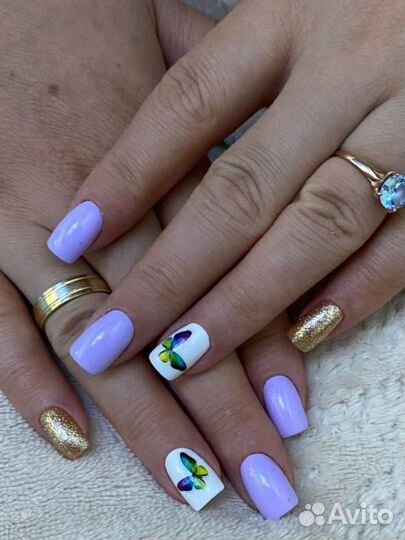 Маникюр с покрытием гель-лаком