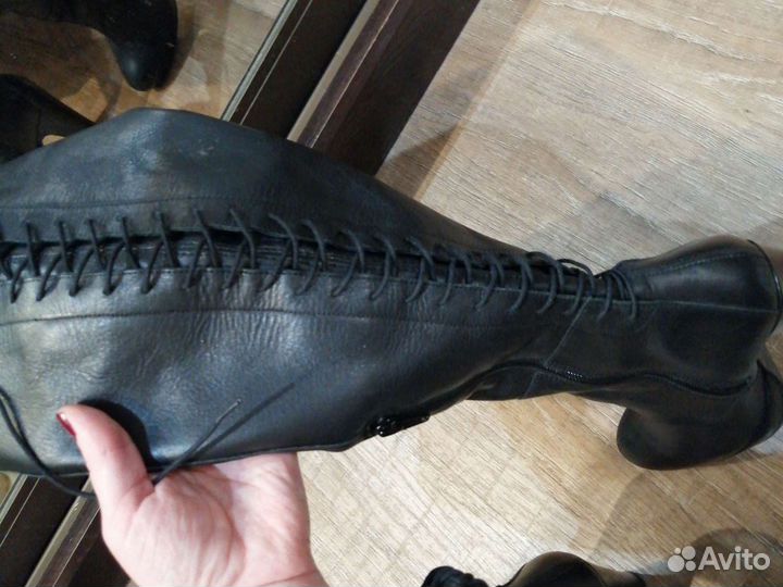 Ботфорты кожаные Dune