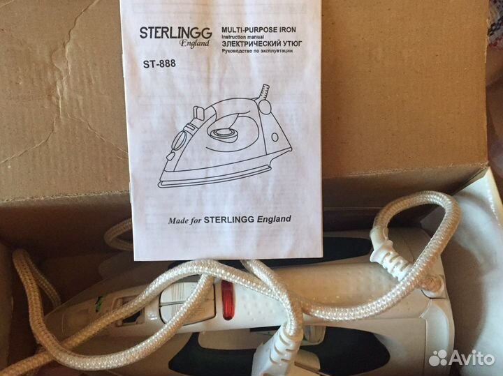 Утюг новый, sterlingg