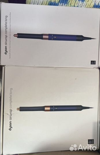 Коробки от оригинальных стайлеров dyson