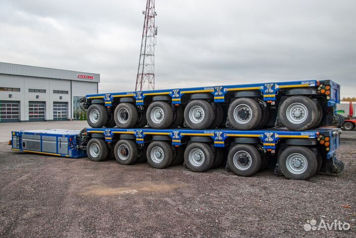 Аренда самоходных модульных платформ goldhofer