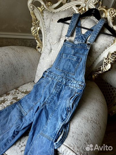 Джинсовый комбинезон zara