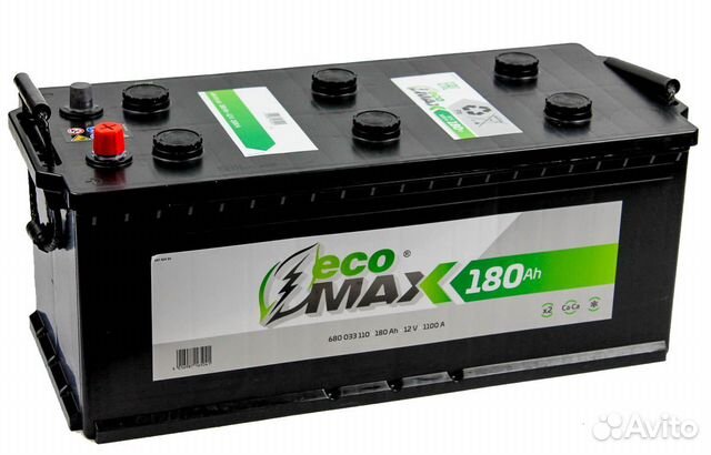 180Ah Аккумулятор 12V 6CT-180.3 EcoMax Euro 1000A