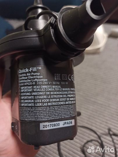 Электрический насос Intex Quick-Fill AP-620-III