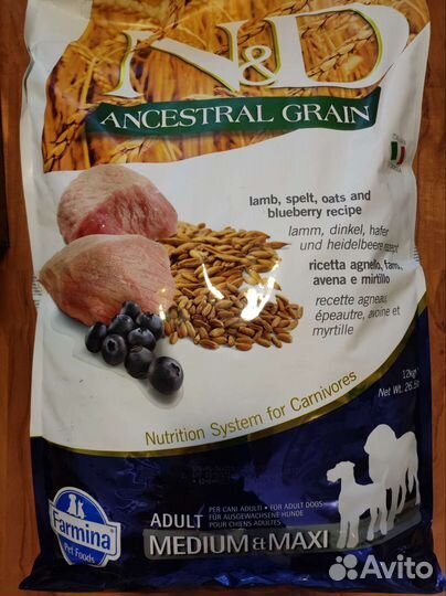 Корм для собак Farmina N&D Adult Dog 7 и 12kg