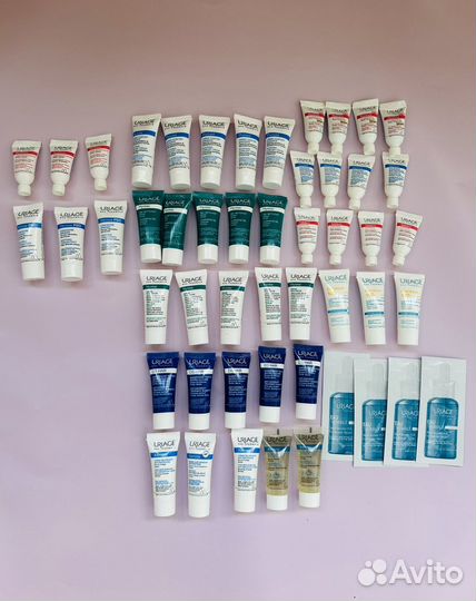 Uriage, LA roche-posay, Avene, vichy,пробники