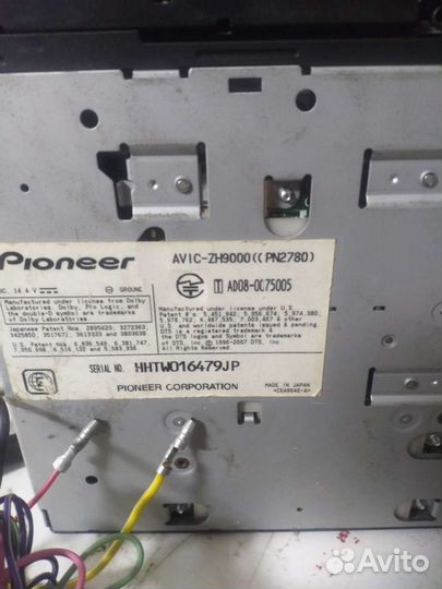 Автомагнитола pioneer carazzeria avic ZH9000