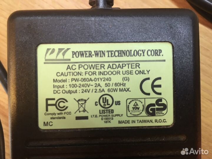 Блок питания 24в 2,5А