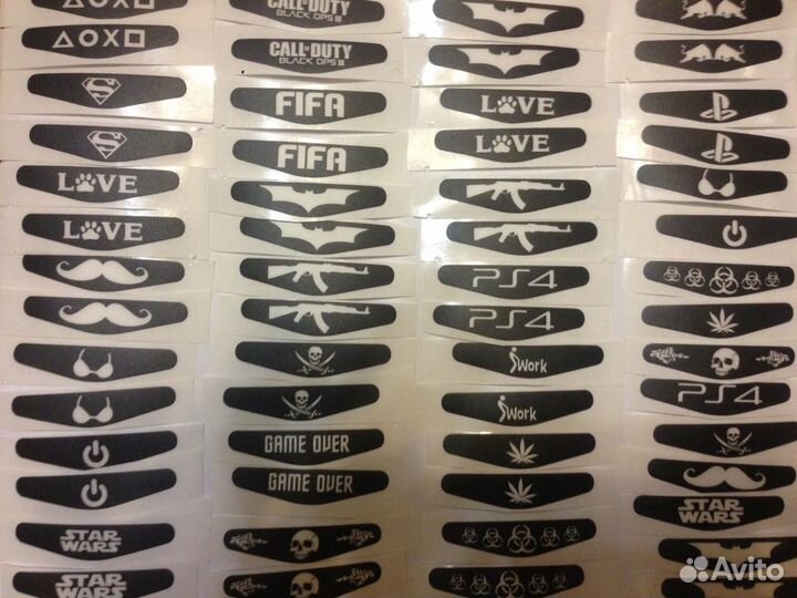 Наклейка стикер на геймпад PS4