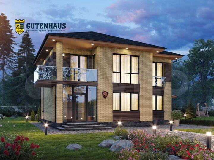 Коттедж 126 м² на участке 7,6 сот.