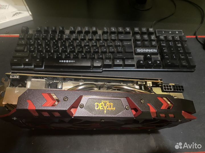 Видеокарта rx580 8gb red devil