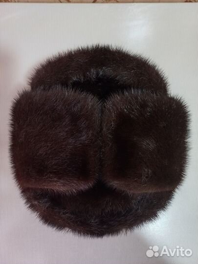 Норковая шапка мужская