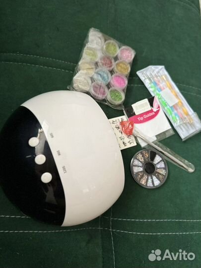 Лампа для маникюра+аксессуары