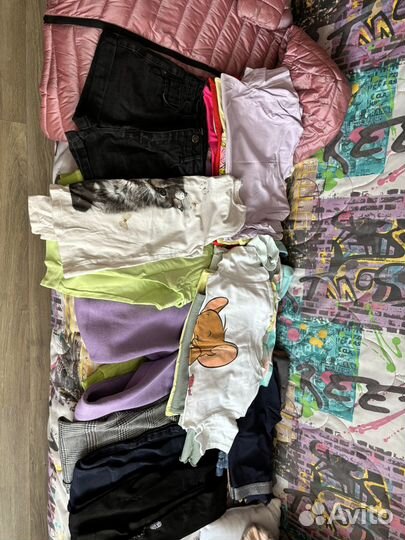 Вещи для девочки размер 140