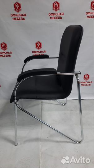 Стул офисный для посетителей Самба хром
