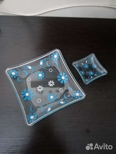 Блюдо стеклянное СССР