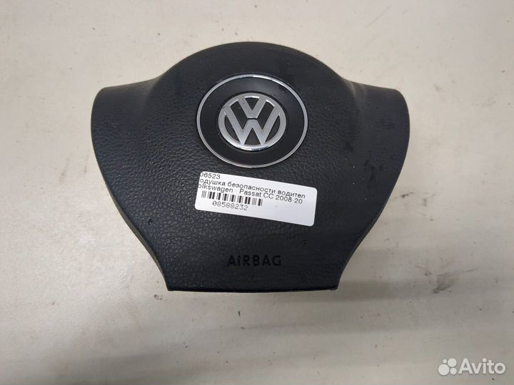 Подушка безопасности водителя Volkswagen Passat CC, 2010