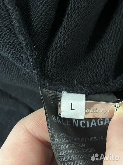 Balenciaga x adidas zip hoodie