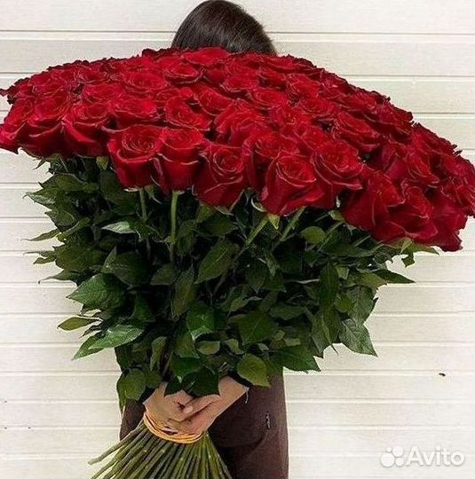 Высокие розы Доставка цветов