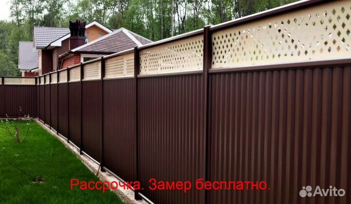 Откатные ворота на участок
