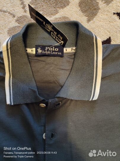 Футболка поло новая на 50 размер
