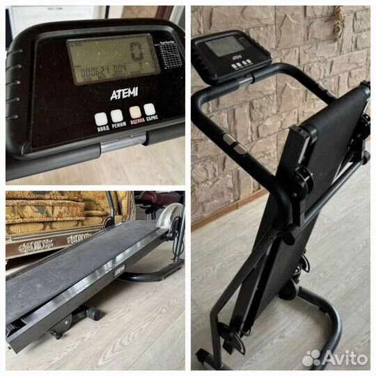 Беговая дорожка механическая, складная