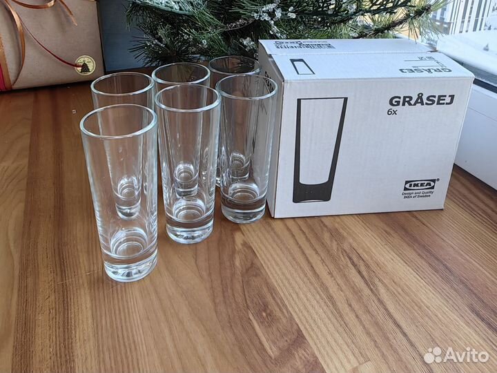 Набор стопки Икея Гросей 6 шт