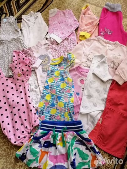 Продам пакет вещей на девочку