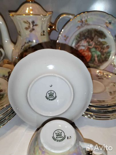 Чайный сервиз мадонна гдр на 6 персон