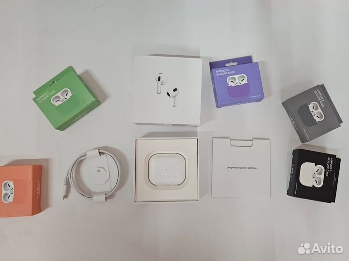 Беспроводные наушники Apple Airpods 3 + Чехол