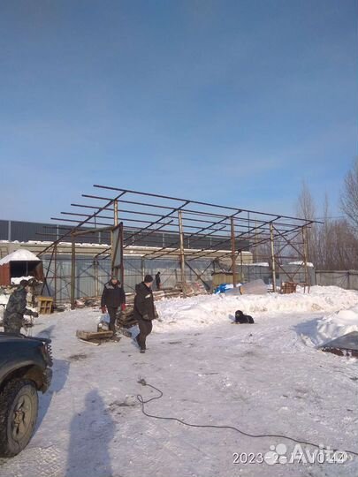 Продам каркас ангара бу