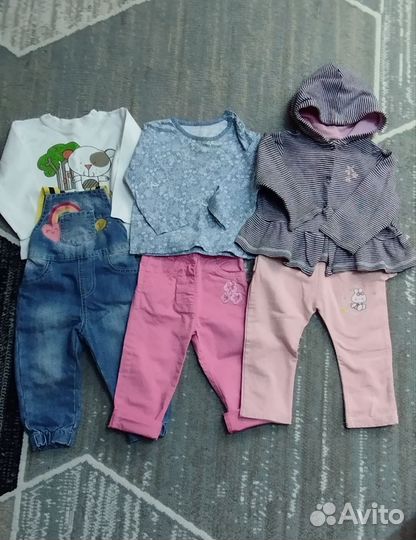 Одежда для девочки пакетом 74 80