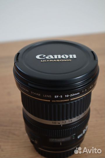 Объектив Canon zoom lens EF-S 10-22 mm 16:3.5-4.5