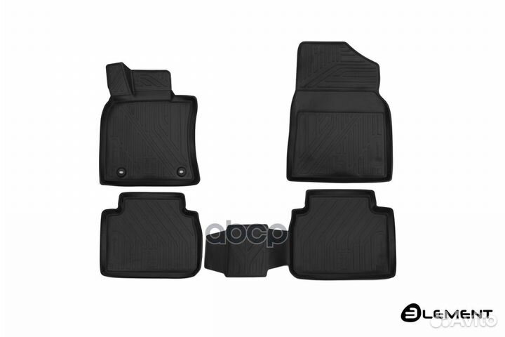 Коврики 3D в салон toyota Camry 2018- 4 шт. (п