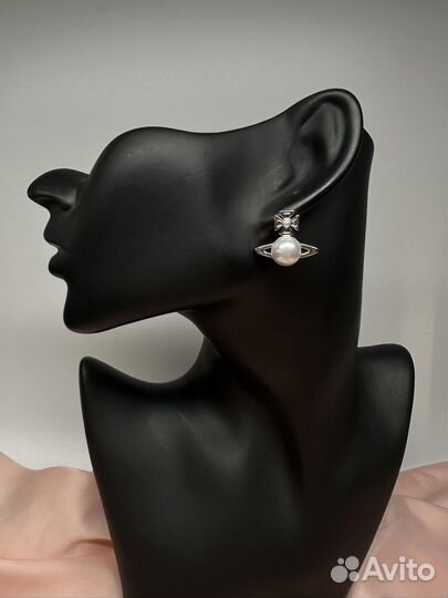 Vivienne westwood серьги планеты 2 цвета