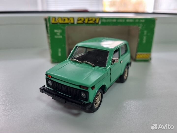 Модель ваз 2121 нива 1:43 Сделано в СССР