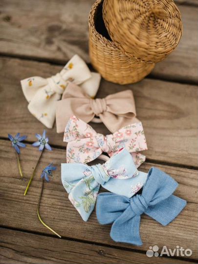 Новые резинки заколки для волос бантики