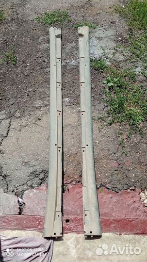 Накладки на пороги toyota camry 70