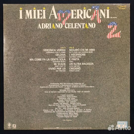 Adriano Celentano – I Miei Americani (Tre Puntini)