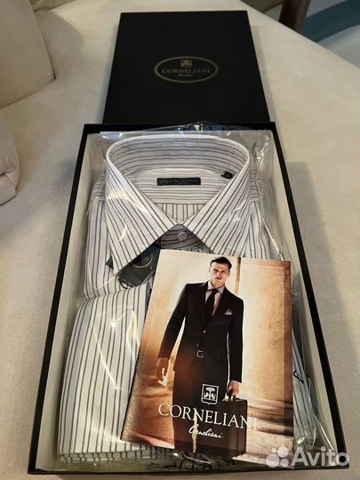 Мужская рубашка Corneliani оригинал 43 размер