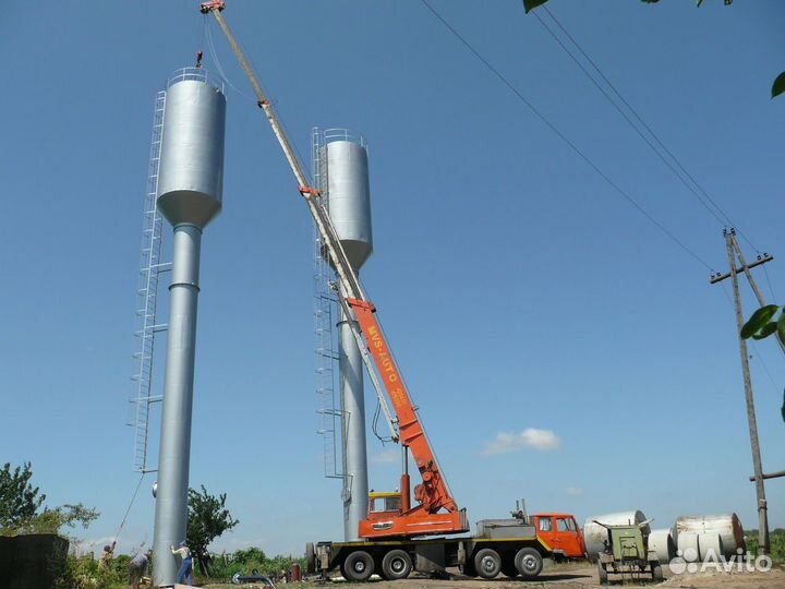 Водонапорные башни вбр v 25м3 50м3 160m3 на заказ